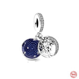 Sterling Silver Galaxy Series Stars Pendant