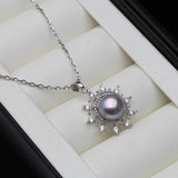 Sterling Silver Pearl Pendant Necklace for Women