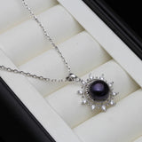 Sterling Silver Pearl Pendant Necklace for Women