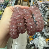 Strawberry Quartz Stone Bracelet