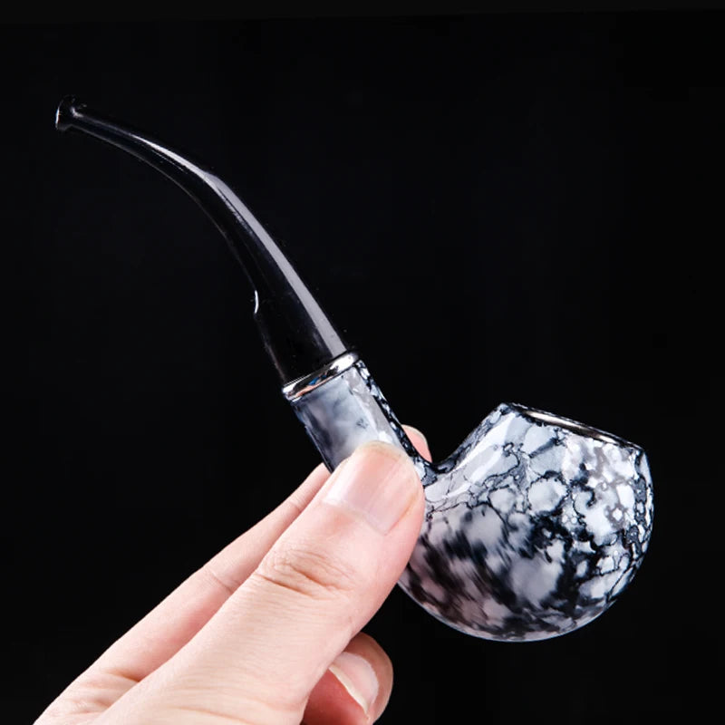 Stone Style Tobacco Pipe Cigarette Durable Cigar Pipes Smoking Pipe Gift