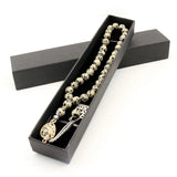 Stone Tasbih Bead Bracelet 33 66 99 Muslim Box Necklace Pendant Jewelry Gift