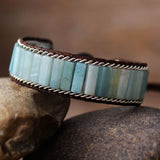 Boho Leather Wrap Bracelet Beaded Chain Cuff Bangle Bohemia Jewelry