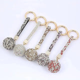 Strass Rhinestone High Leather Keychain Charm For Women