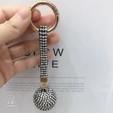 Strass Rhinestone High Leather Keychain Charm For Women