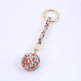 Strass Rhinestone High Leather Keychain Charm For Women