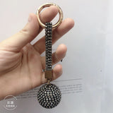 Strass Rhinestone High Leather Keychain Charm For Women
