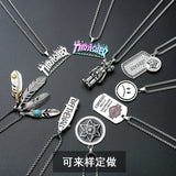 Retro Alloy Pendant Sweater Chain Jewelry for Women