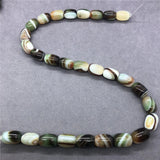 Stripe Malachite Bucket Beads Natural Loose Stone Diy for Jewelry