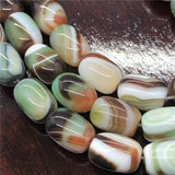 Stripe Malachite Bucket Beads Natural Loose Stone Diy for Jewelry