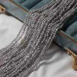 Natural Gray Freshwater Pearl Beads 3-4mm Semi-Finished DIY Jewelry Accessories