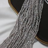 Natural Gray Freshwater Pearl Beads 3-4mm Semi-Finished DIY Jewelry Accessories