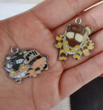 10 Pcs Totoro Charm Necklace/Bracelet/Earrings Pendants DIY Jewelry Making