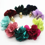 27mm Flower Tassel Charms for DIY Jewelry 50pcs