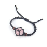 3Pcs Red Agates Stone Beads Healing Bracelet Set with Holder