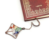 Natural Agates Gravel Crystal 7Chakra Tree of Life Bookmark