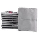 Gray Microfiber Envelope Pouch 1pc