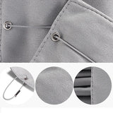 Gray Microfiber Envelope Pouch 1pc