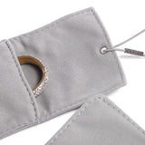 Gray Microfiber Envelope Pouch 1pc