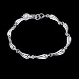 925 Silver Drop Bracelet Women's Jewelry Gift