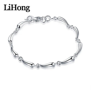 925 Silver Drop Bracelet Women's Jewelry Gift