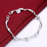 925 Silver Drop Bracelet Women's Jewelry Gift