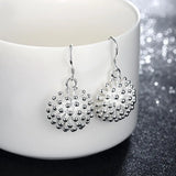 Firework Flower Earrings 925 Sterling Silver Glamour Jewelry