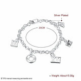 925 Silver Roman Numeral Bracelet for Elegance