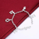 925 Silver Roman Numeral Bracelet for Elegance