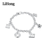 925 Silver Roman Numeral Bracelet for Elegance