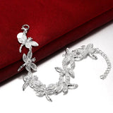 925 Silver Dragonfly Chain Bracelet for Feminine Charm