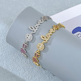 Chic Crystal Heart Charm Bracelet for Women