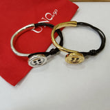 European and American Electroplating 925 Silver Rope Bracelet