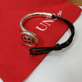 Electroplated 925 Silver Rope Bracelet, Unique Jewelry Gift