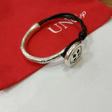 Electroplated 925 Silver Rope Bracelet, Unique Jewelry Gift
