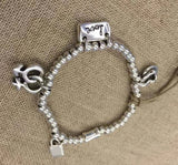 925 Silver Electroplated Heart Bracelet - Loving Jewelry Gift