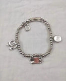 925 Silver Electroplated Heart Bracelet - Loving Jewelry Gift
