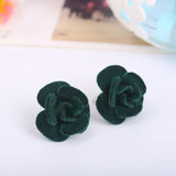 Rose Flower Shape Clip on Earrings for Women