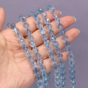8MM Natural Stone Beads Loose Topa DIY Jewelry Making