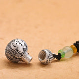 Retro Gourd Pendant Necklace Silver Jewelry Couple Pendant