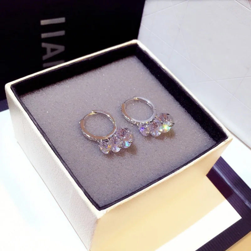 Korea Romantic Tassels Earring For Women Charms Stud Jewelry Accessories