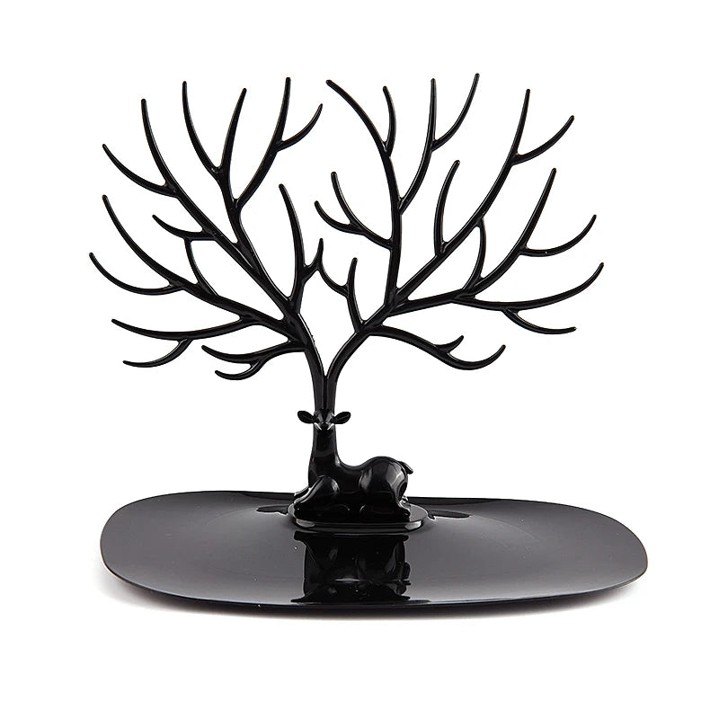 Small Deer Jewelry Display Tray Stand Organizer