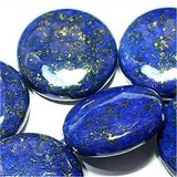 Natural 12mm Coin Lapis Lazuli Chalcedony Bead DIY Charms Beads