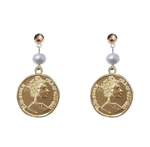 Natural Pearl Earrings Real Freshwater Pearl Fine Jewelry For Lady