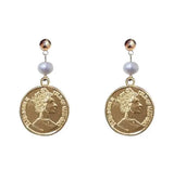 Natural Pearl Earrings Real Freshwater Pearl Fine Jewelry For Lady
