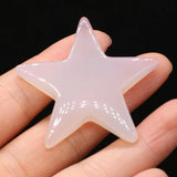 Natural Stone Five-Pointed Star Pendant for DIY Jewelry Making