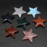 Natural Stone Five-Pointed Star Pendant for DIY Jewelry Making