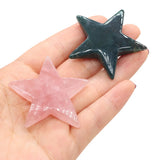 Natural Stone Five-Pointed Star Pendant for DIY Jewelry Making