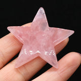 Natural Stone Five-Pointed Star Pendant for DIY Jewelry Making