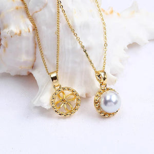 Pendant Mount Base for 7-8mm Pearls Beads